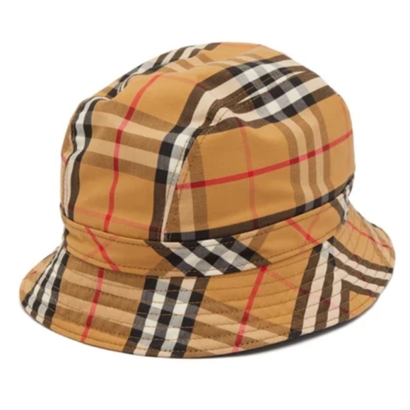 Brand new authentic Burberry Vintage check cotton bucket hat - Picture 1 of 11